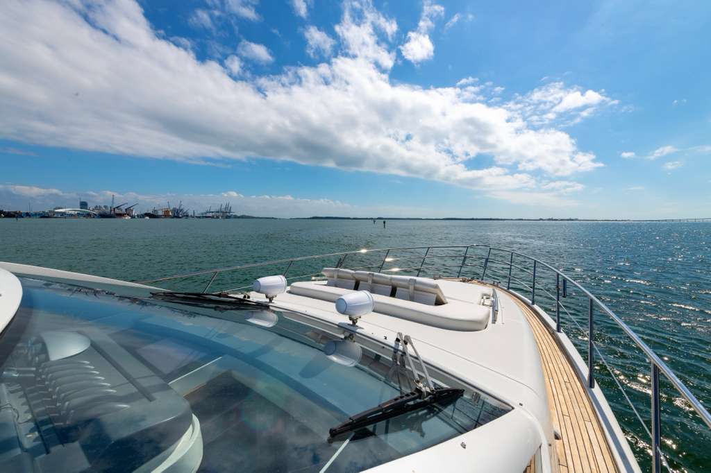 Outdoor galley on the aft deck