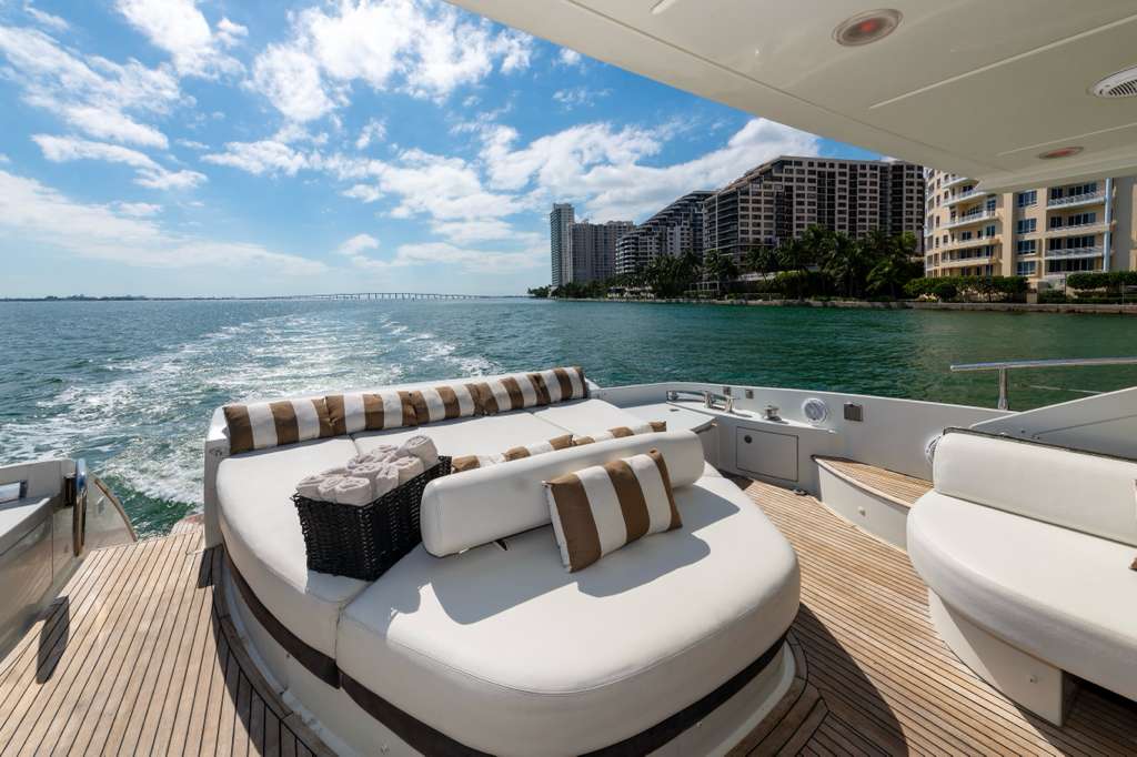 Samba Sol on Biscayne Bay with the Miami skyline